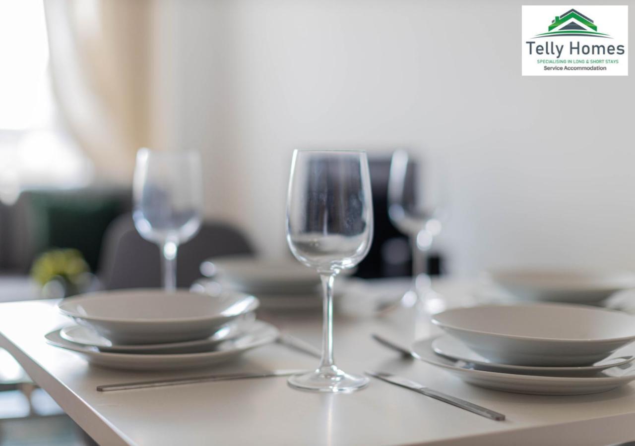 5 Percent Off Weekly And 20 Percent Off Monthly Bookings - Marigold Unit At Telly Homes Limited Birmingham City Centre -2 Bedroom Apartment, Free Wifi Exterior foto