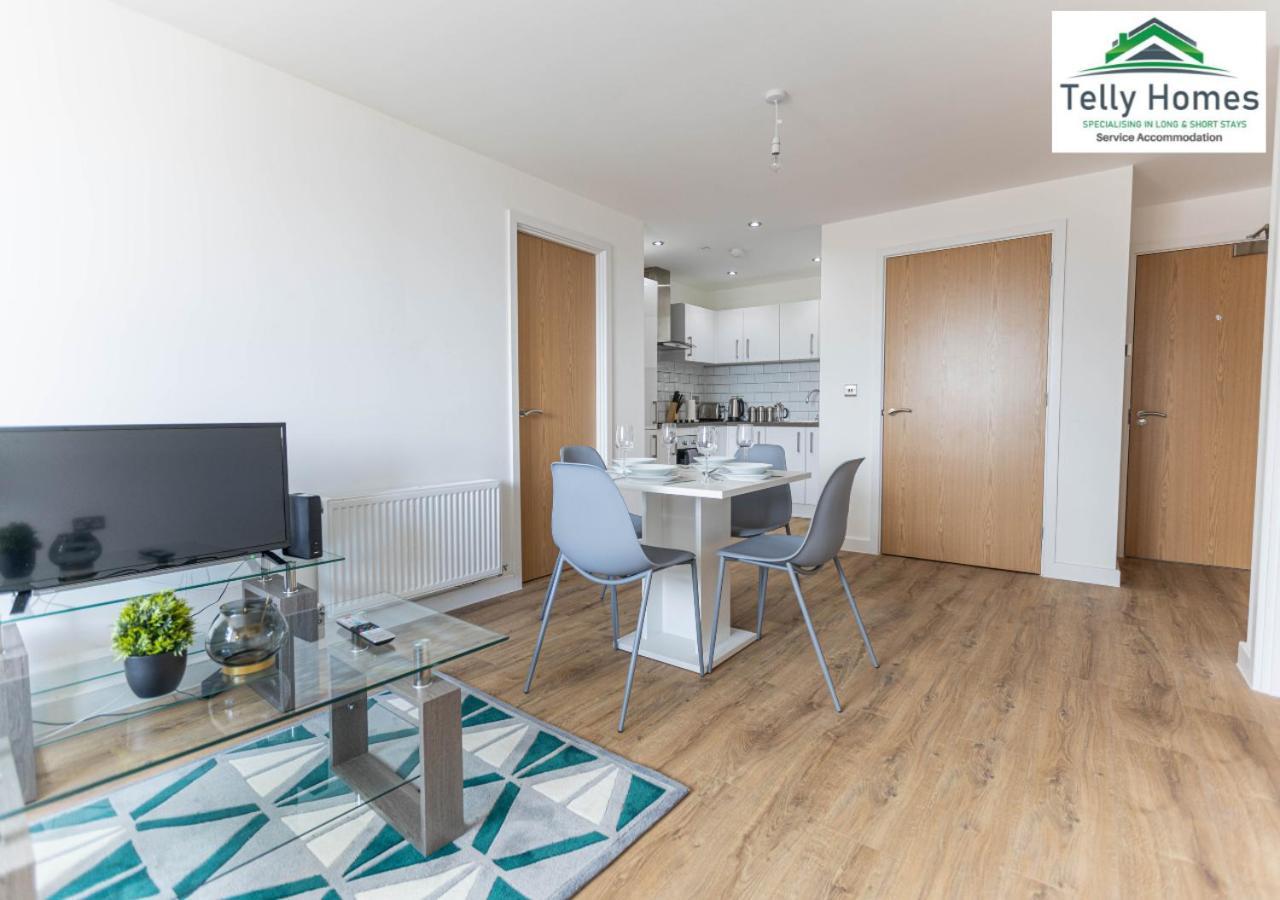 5 Percent Off Weekly And 20 Percent Off Monthly Bookings - Marigold Unit At Telly Homes Limited Birmingham City Centre -2 Bedroom Apartment, Free Wifi Exterior foto
