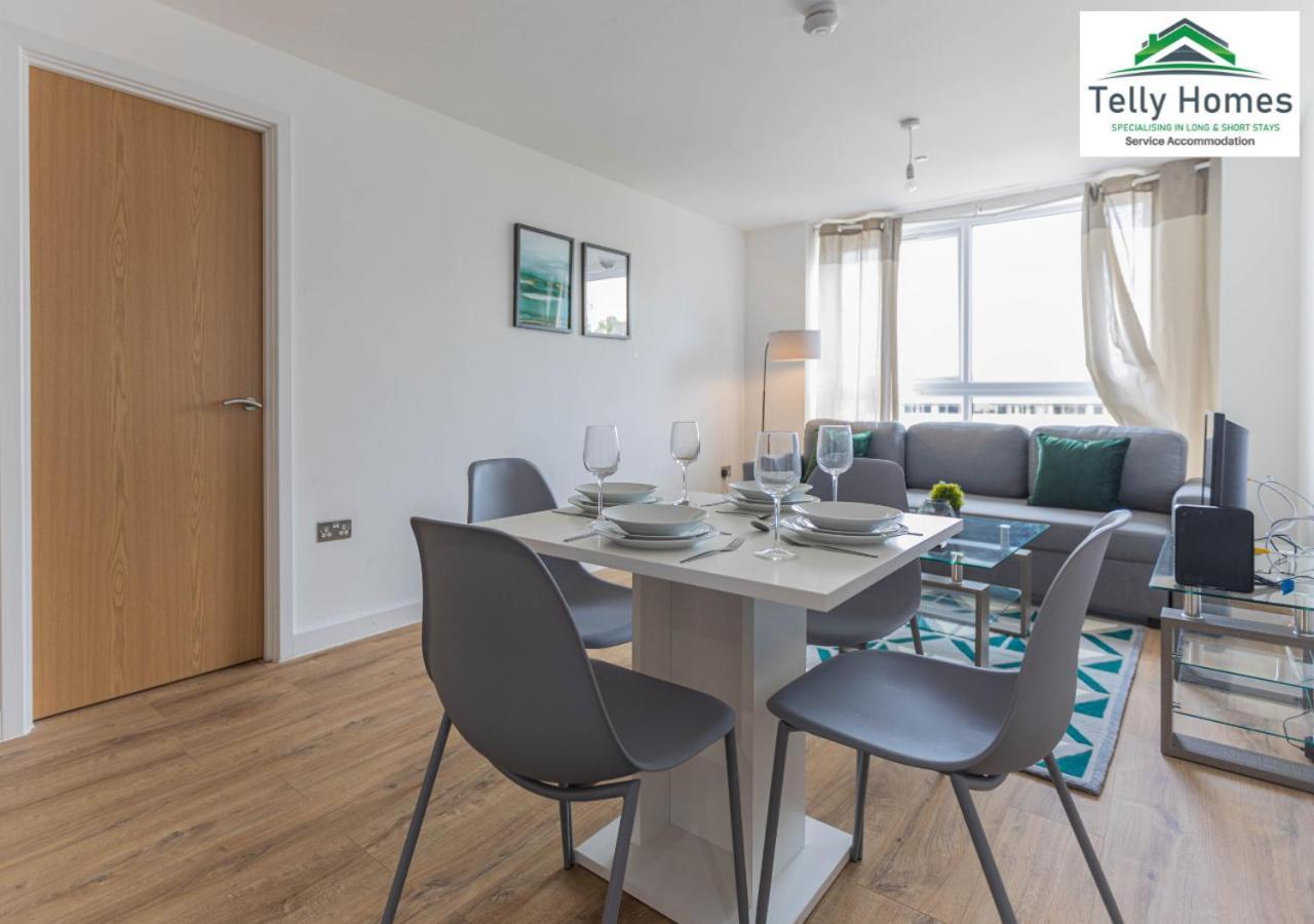 5 Percent Off Weekly And 20 Percent Off Monthly Bookings - Marigold Unit At Telly Homes Limited Birmingham City Centre -2 Bedroom Apartment, Free Wifi Exterior foto