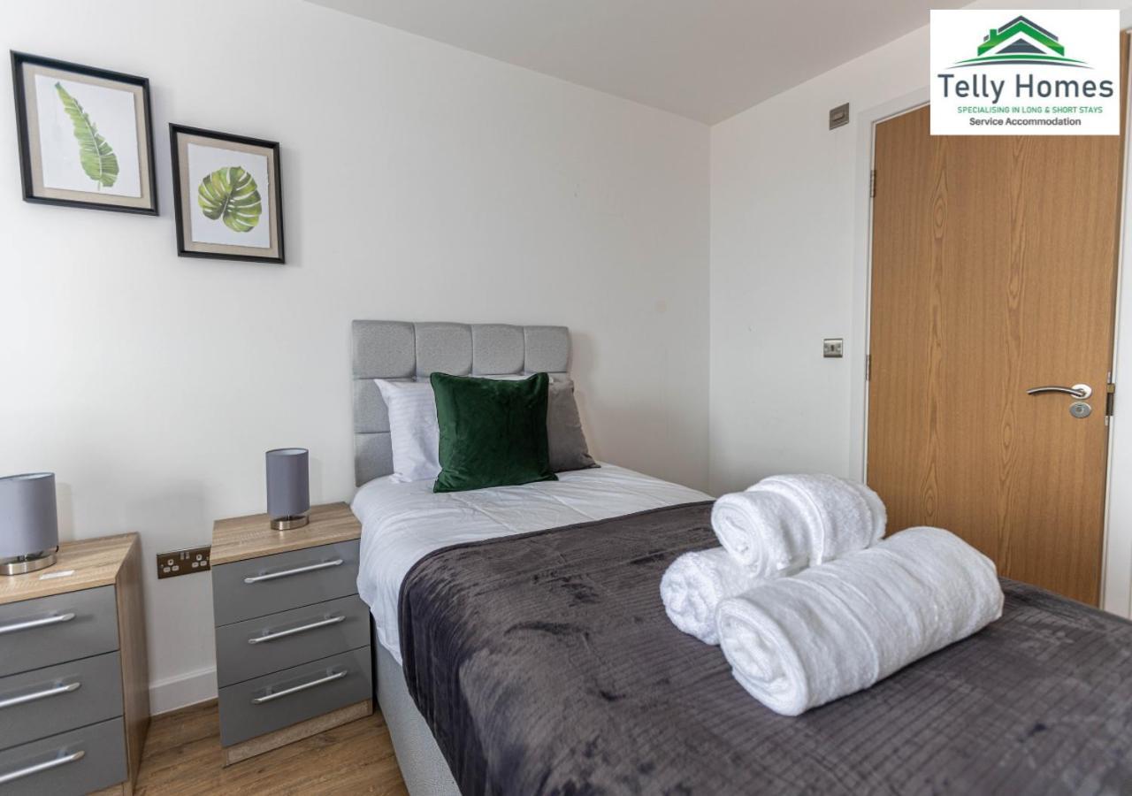 5 Percent Off Weekly And 20 Percent Off Monthly Bookings - Marigold Unit At Telly Homes Limited Birmingham City Centre -2 Bedroom Apartment, Free Wifi Exterior foto