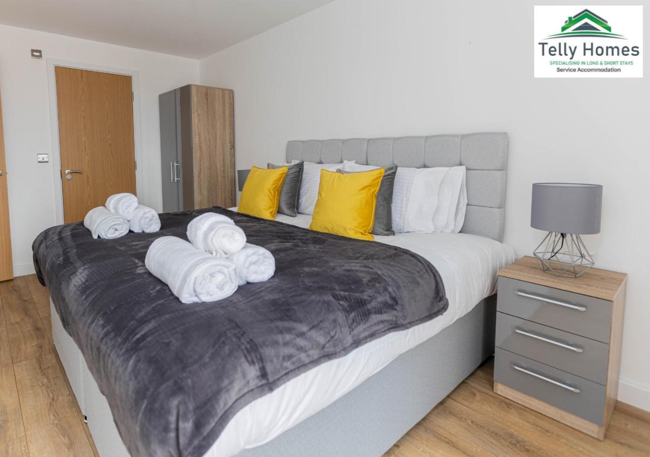 5 Percent Off Weekly And 20 Percent Off Monthly Bookings - Marigold Unit At Telly Homes Limited Birmingham City Centre -2 Bedroom Apartment, Free Wifi Exterior foto
