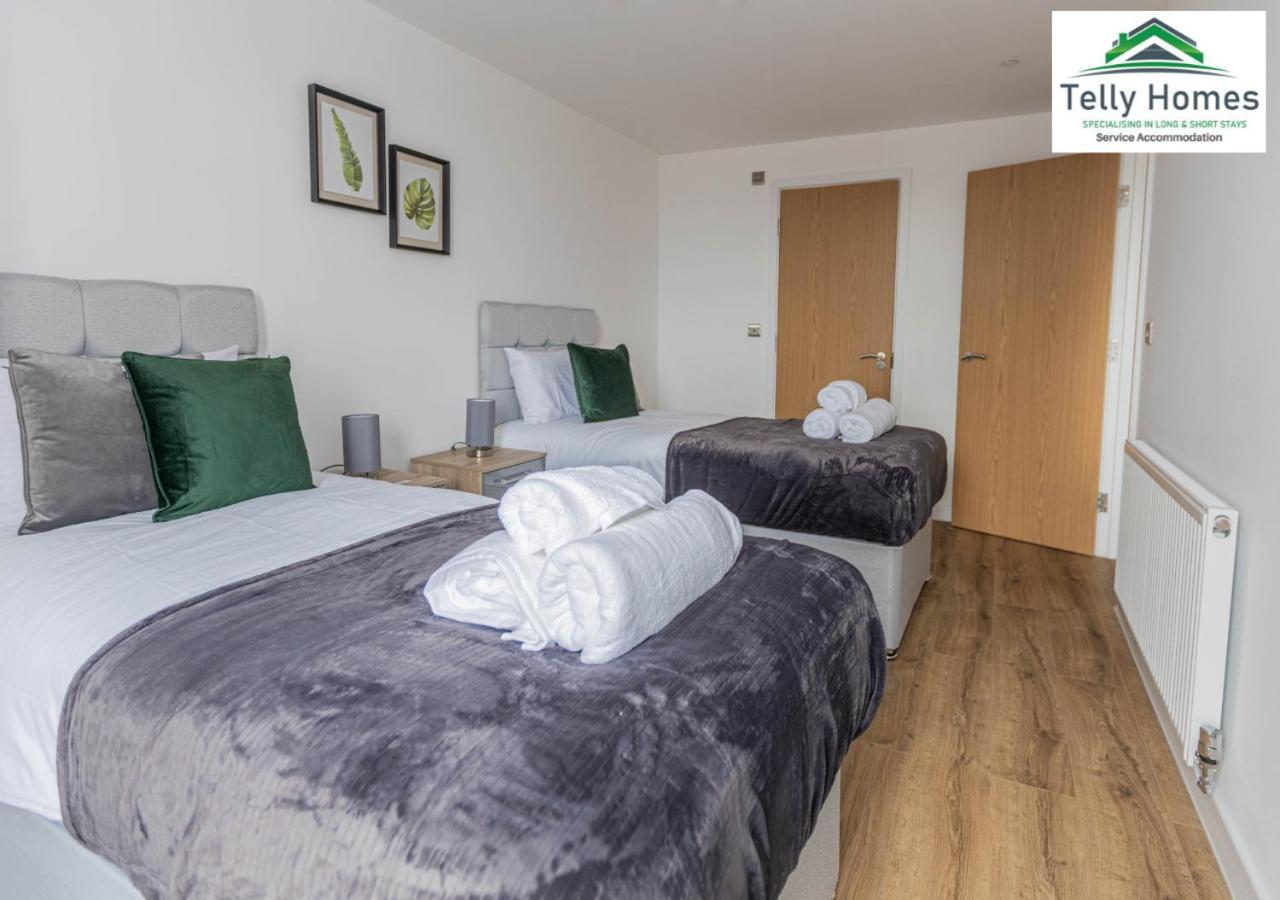 5 Percent Off Weekly And 20 Percent Off Monthly Bookings - Marigold Unit At Telly Homes Limited Birmingham City Centre -2 Bedroom Apartment, Free Wifi Exterior foto